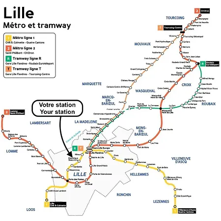 Center Equipped Apartamento Lille